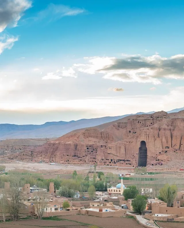 Bamyan mountain landscape