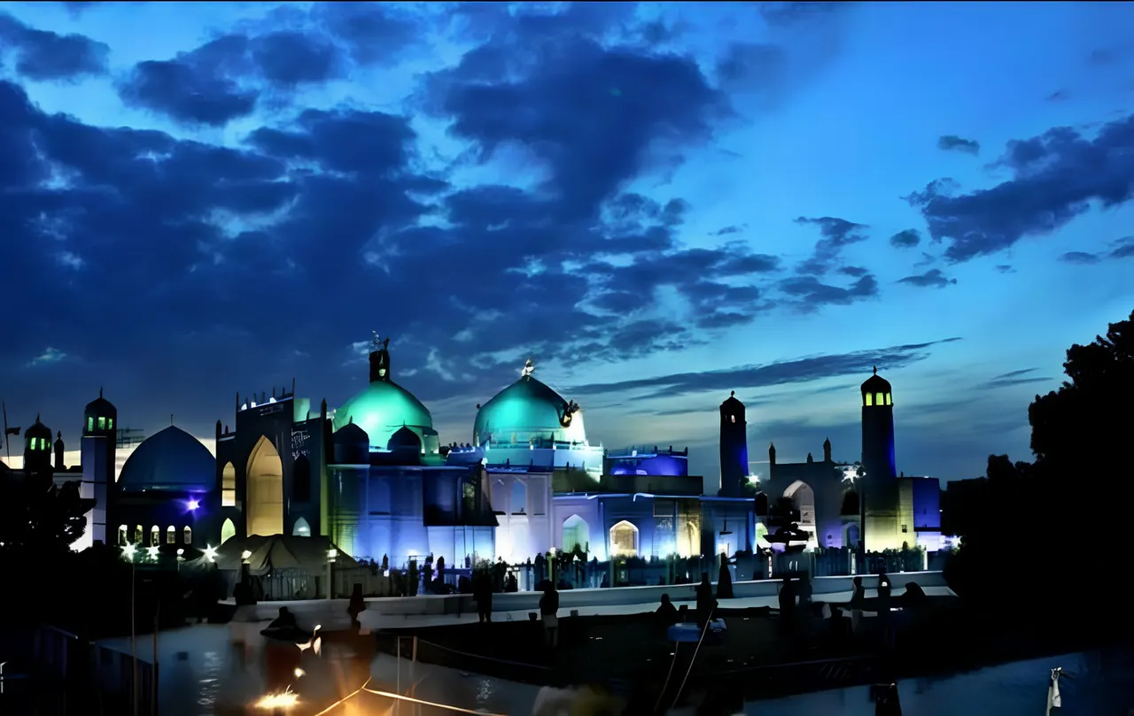 Blue Mosque in Balkh Mazar