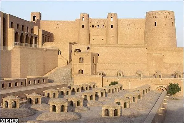 Herat architecture at golden hour