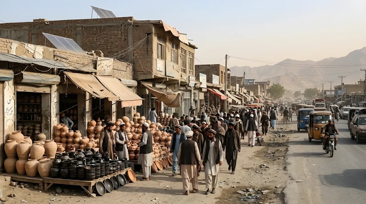 Charikar bazaar